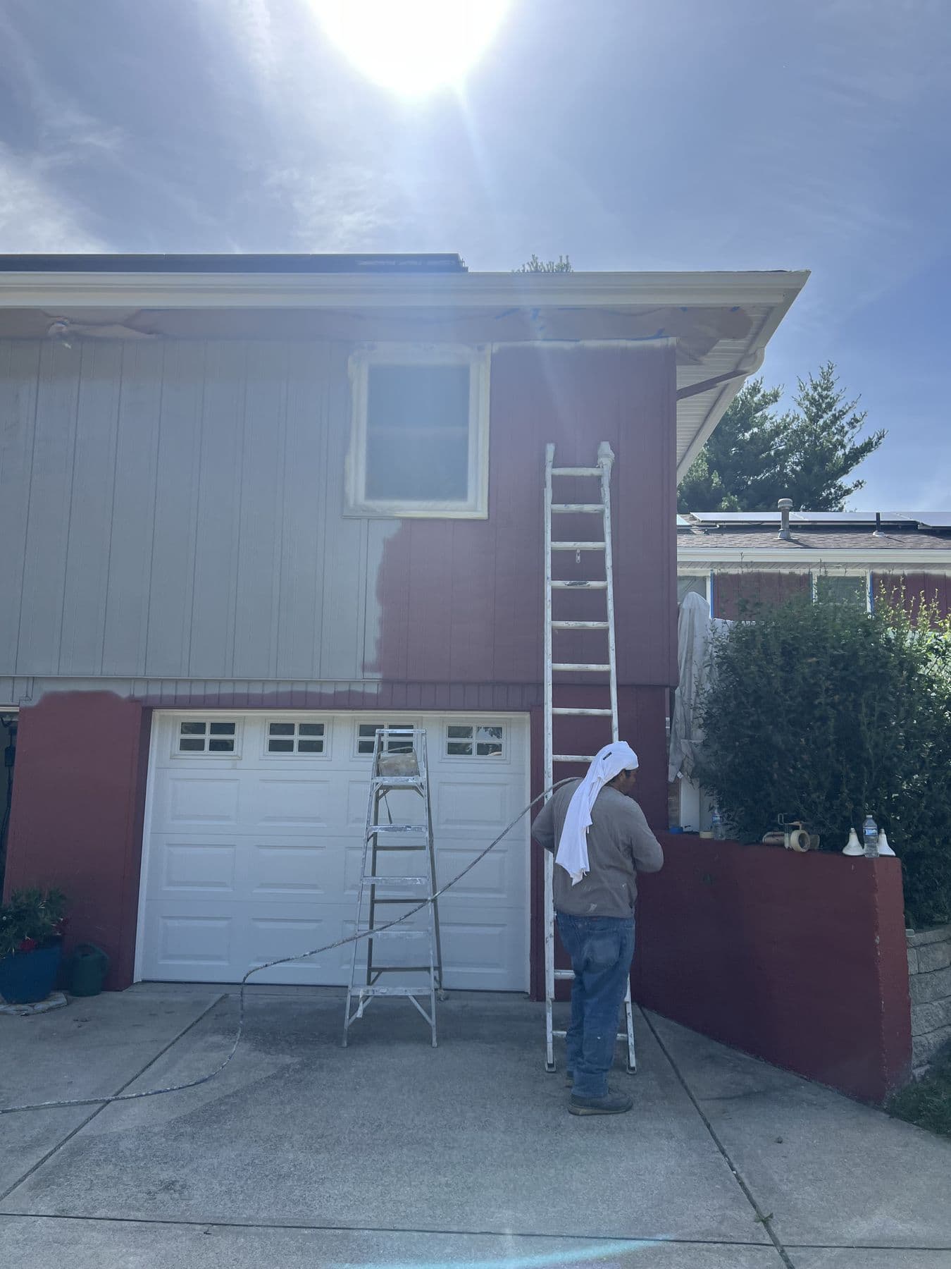 Ruiz Painting crew on a real Kansas City metro job