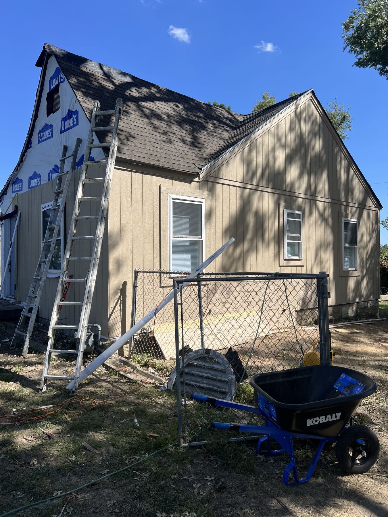 Ruiz Painting crew on a real Kansas City metro job