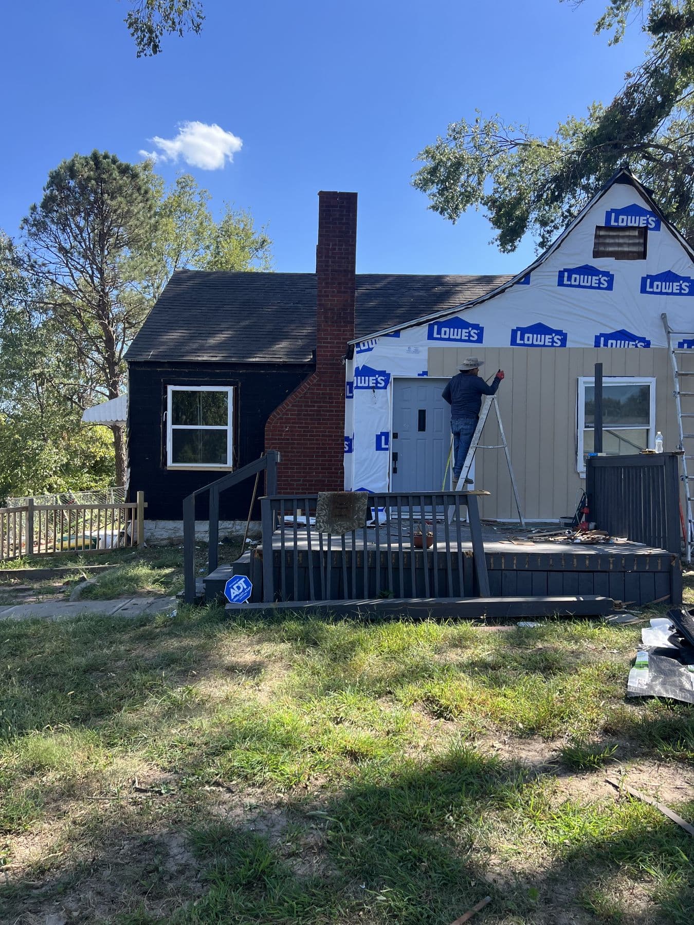 Ruiz Painting crew on a real Kansas City metro job