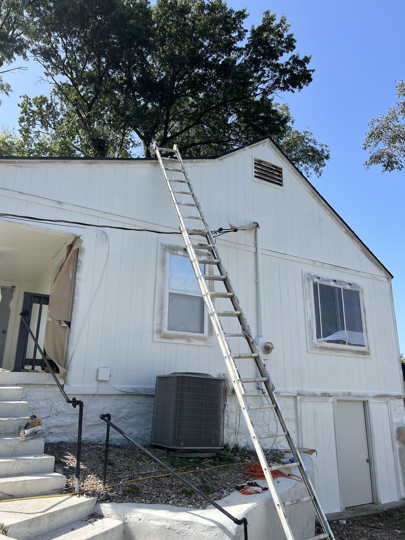 Ruiz Painting crew on a real Kansas City metro job