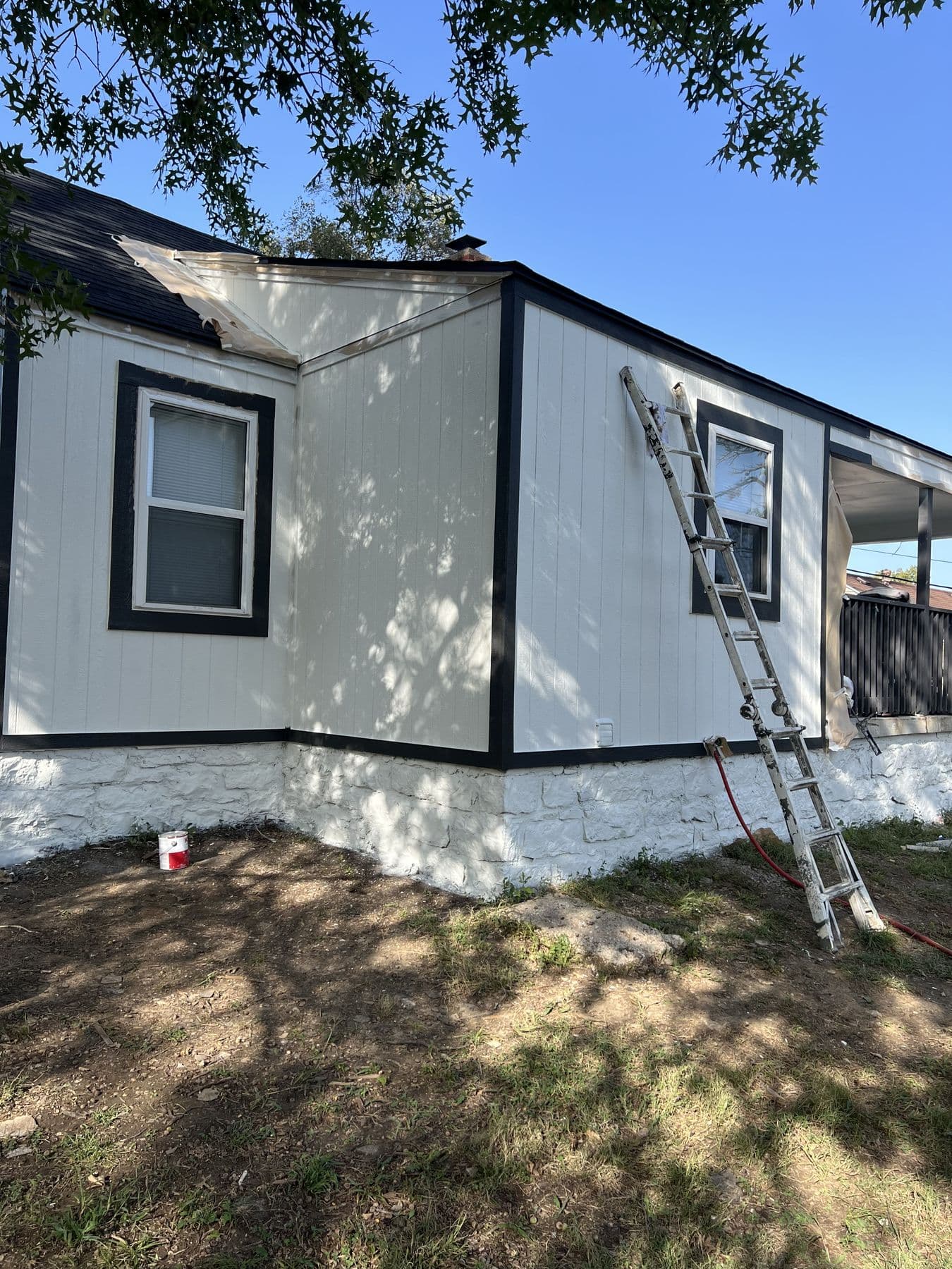 Ruiz Painting crew on a real Kansas City metro job